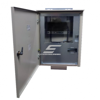 THree-phase | main electrical energy meter cabinet | for 2 meters | 650x500x200mm | surface-mounted | galvanized steel | IP44 THree-phase | main electrical energy meter cabinet | for 2 meters | 650x500x200mm | surface-mounted | galvanized steel | IP44