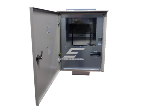 Trifazis | įvadinis elektros energijos skydas | 2 apskaitoms | skaitikliams | 650x500x200mm | virštinkinis | cinkuotas plienas | IP44 | ĮAS-7-202