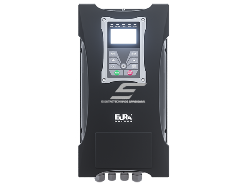 Trifazis dažnio keitiklis | 11kW | 23A | 400VAC | IP66 | su EMC filtru | skirtas trifaziams varikliams valdyti | Eura Drives | EP66-0110T3 1