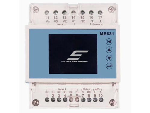 Modulinis | skaitmeninis | daugiakanalis trifazis energijos analizatorius | su duomenų registravimu | 0.5S tikslumo klasė | DIN | MODBUS RS485 | ME631-SD 1 Modulinis | skaitmeninis | daugiakanalis trifazis energijos analizatorius | su duomenų registravimu | 0.5S tikslumo klasė | DIN | MODBUS RS485 | ME631-SD 1