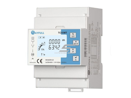 Trifazis elektros energijos skaitiklis | galios matuoklis | 4 tarifai | 0.5 tikslumo klasė | skaitmeninis LED ekranas | koreguojamas CT pajungimas | RS485 Modbus | Rayfull 1 Trifazis elektros energijos skaitiklis | galios matuoklis | 4 tarifai | 0.5 tikslumo klasė | skaitmeninis LED ekranas | koreguojamas CT pajungimas | RS485 Modbus | Rayfull 1