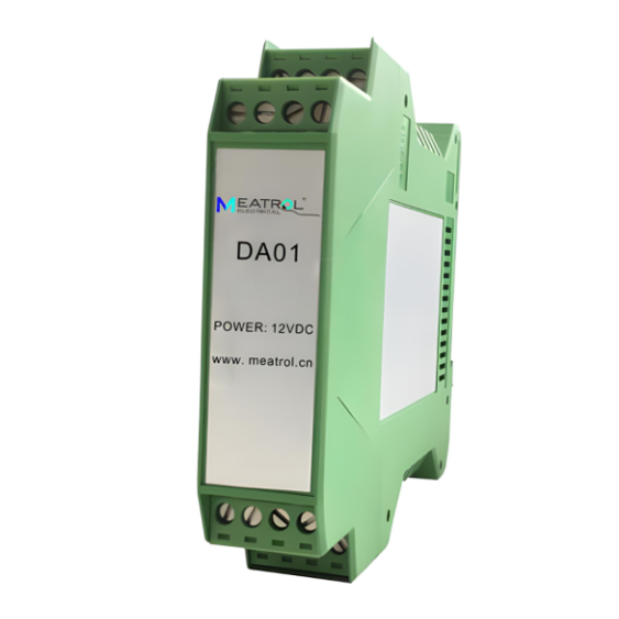 Three-phase Rogowski coil integrator for DIN rail | 3000 A | 1 A output | 4–20 mA | For AC current measurement | DA01