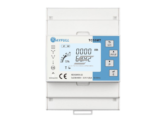 Trifazis elektros energijos skaitiklis | galios matuoklis | 4 tarifai | 0.5 tikslumo klasė | skaitmeninis LED ekranas | koreguojamas CT pajungimas | RS485 Modbus | Rayfull Trifazis elektros energijos skaitiklis | galios matuoklis | 4 tarifai | 0.5 tikslumo klasė | skaitmeninis LED ekranas | koreguojamas CT pajungimas | RS485 Modbus | Rayfull