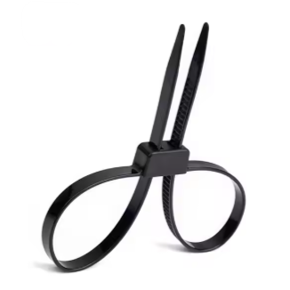 Kaablisidemed topelt aasaga | 13x880mm | mustad | 20 tk Kaablisidemed topelt aasaga | 13x880mm | mustad | 20 tk