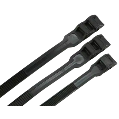 Opaski kablowe z podwójnym zamkiem | 6x115mm | czarne | 100 szt. 1 Opaski kablowe z podwójnym zamkiem | 6x115mm | czarne | 100 szt. 1