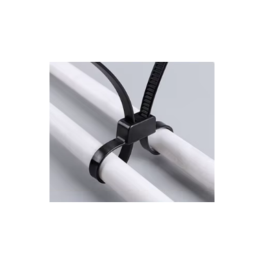 Double loop cable ties | 12x500mm | black | 50 pcs Double loop cable ties | 12x500mm | black | 50 pcs