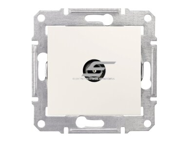TV lizdas galinis | 4dB | potinkinis | IP20 | kreminis | Sedna Design | Schneider Electric | SDD112471