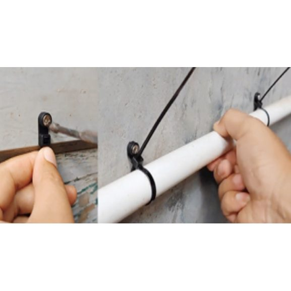 Mounting straps | surface-mounted | 5x220mm | black | 100 pcs. 4 Mounting straps | surface-mounted | 5x220mm | black | 100 pcs. 4