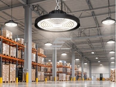 UFO tipo LED šviestuvas aukštoms patalpoms | 150W | 230V | 4000K | 25500lm | IP65 2 UFO tipo LED šviestuvas aukštoms patalpoms | 150W | 230V | 4000K | 25500lm | IP65 2