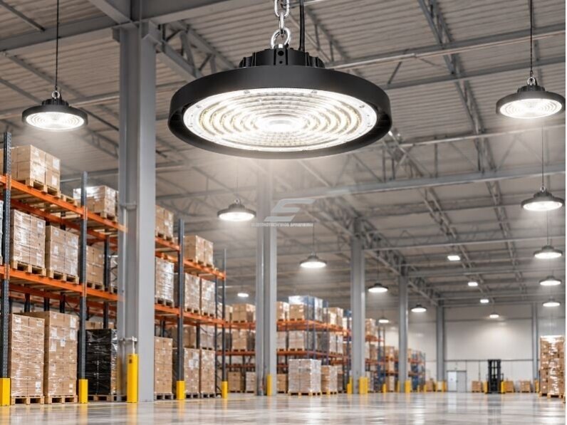 UFO tipo LED šviestuvas aukštoms patalpoms | 120W-160W-200W | 230V | 4000K | 34000lm | IP65 2