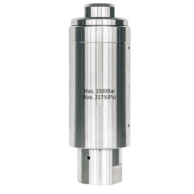 Rotary | rotating | moving high-pressure nozzle | 16° | 1500Bar | 8-100l/min | Ø49x141mm | 0° straight connection | stainless steel