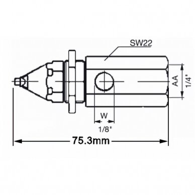Ultrasonic micro mist spraying nozzle | micro sprayer | for dust suppression | for humidification | 30° | 4-10µm | 45l/h 3 Ultrasonic micro mist spraying nozzle | micro sprayer | for dust suppression | for humidification | 30° | 4-10µm | 45l/h 3