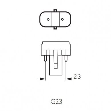Ultrafioletowa | kompaktowa lampa do pułapki na owady UV-A | G23 | 8,6W | 60V | Philips 1 Ultrafioletowa | kompaktowa lampa do pułapki na owady UV-A | G23 | 8,6W | 60V | Philips 1