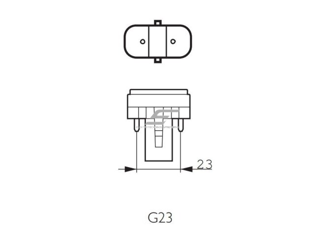 Ultravioletinė | kompaktinė lempa vabzdžių gaudyklei UV-A | G23 | 8,6W | 60V | Philips 1 Ultravioletinė | kompaktinė lempa vabzdžių gaudyklei UV-A | G23 | 8,6W | 60V | Philips 1