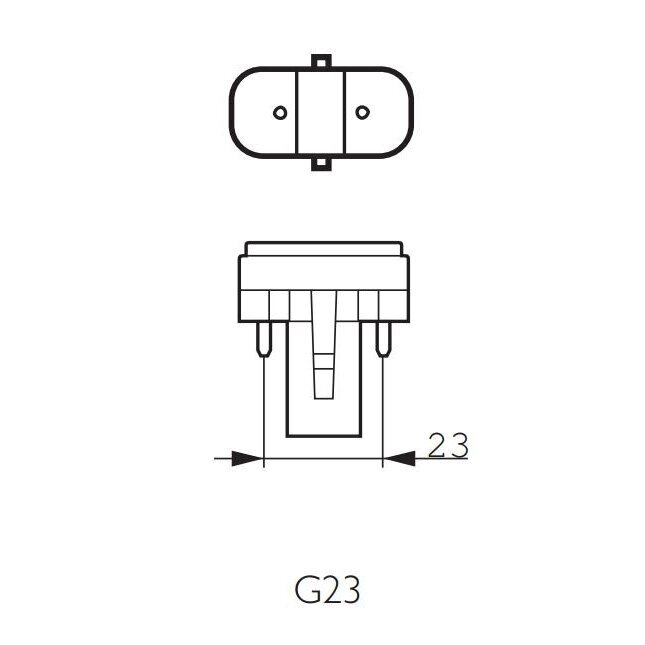 Ultrafioletowa | kompaktowa lampa do pułapki na owady UV-A | G23 | 8,6W | 60V | Philips 1 Ultrafioletowa | kompaktowa lampa do pułapki na owady UV-A | G23 | 8,6W | 60V | Philips 1