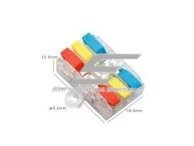 Universalus užspaudžiamas sujungimo gnybtas tvirtinamas ant plokštumos 6 vietų | 3+3 | 32A | maks. 4mm² 1
