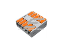Universalus užspaudžiamas sujungimo gnybtas 10 vietų | 5+5 | 32A | maks. 4mm² Universalus užspaudžiamas sujungimo gnybtas 10 vietų | 5+5 | 32A | maks. 4mm²
