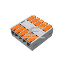 Universāla krimpējama savienojuma spailīte, 10 vietas | 5+5 | 32A | maks. 4 mm² Universāla krimpējama savienojuma spailīte, 10 vietas | 5+5 | 32A | maks. 4 mm²