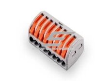 Universalus atlenkiamas spyruoklinis sujungimo gnybtas 8 vietų | 32A | maks. 4mm² 2 Universalus atlenkiamas spyruoklinis sujungimo gnybtas 8 vietų | 32A | maks. 4mm² 2