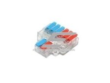 Universalus užspaudžiamas sujungimo gnybtas 8 vietų | 2in6out | 32A | maks. 4mm² Universalus užspaudžiamas sujungimo gnybtas 8 vietų | 2in6out | 32A | maks. 4mm²