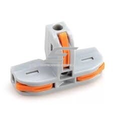 Universal foldable spring terminal block | 3 position | 1+2 | 32A | max. 4mm² 1 Universal foldable spring terminal block | 3 position | 1+2 | 32A | max. 4mm² 1