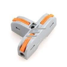 Universal foldable spring terminal block | 3 position | 1+2 | 32A | max. 4mm² Universal foldable spring terminal block | 3 position | 1+2 | 32A | max. 4mm²