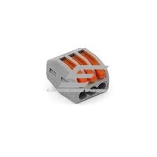 Universāla atsperu sviras savienojuma spailes 3 vietas | 32A | maks. 4mm² 2