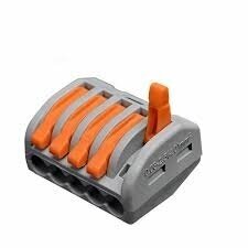 Universal spring lever terminal block 5-pole | 32A | max. 4mm² 1 Universal spring lever terminal block 5-pole | 32A | max. 4mm² 1