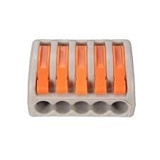 Universal spring lever terminal block 5-pole | 32A | max. 4mm² 2 Universal spring lever terminal block 5-pole | 32A | max. 4mm² 2