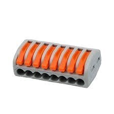 Universal spring lever terminal block 8-pole | 32A | max. 4mm²