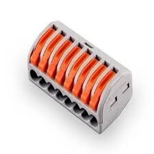 Universal spring lever terminal block 8-pole | 32A | max. 4mm² 2 Universal spring lever terminal block 8-pole | 32A | max. 4mm² 2