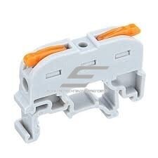 Universāla atlokāma atsperu savienojuma klemmes bloks uz DIN sliedes | 1 vieta | 32A | maks. 4 mm²