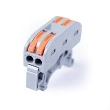 Universaalne klapitav vedruklemm DIN siinile | 4 pesa | 2+2 | 32A | maks. 4 mm² 1 Universaalne klapitav vedruklemm DIN siinile | 4 pesa | 2+2 | 32A | maks. 4 mm² 1