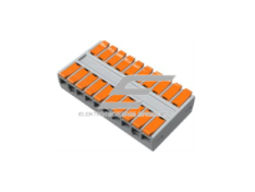 Universalus užspaudžiamas sujungimo gnybtas 20 vietų | 10+10 | 32A | maks. 4mm² Universalus užspaudžiamas sujungimo gnybtas 20 vietų | 10+10 | 32A | maks. 4mm²