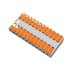Universaalne pressühenduse klemm, 24 pesaga | 12+12 | 32A | maks. 4 mm² Universaalne pressühenduse klemm, 24 pesaga | 12+12 | 32A | maks. 4 mm²