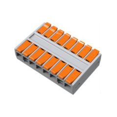 Uniwersalna zaciskowa złączka, 16 pól | 8+8 | 32A | maks. 4 mm² Uniwersalna zaciskowa złączka, 16 pól | 8+8 | 32A | maks. 4 mm²