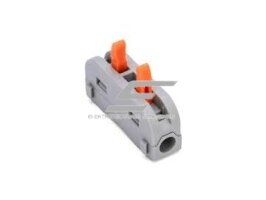 Universalus užspaudžiamas sujungimo gnybtas 2 vietų | 32A | maks. 4mm² 2 Universalus užspaudžiamas sujungimo gnybtas 2 vietų | 32A | maks. 4mm² 2