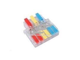 Universalus užspaudžiamas sujungimo gnybtas 9 vietų | 3in6out | 32A | maks. 4mm² Universalus užspaudžiamas sujungimo gnybtas 9 vietų | 3in6out | 32A | maks. 4mm²