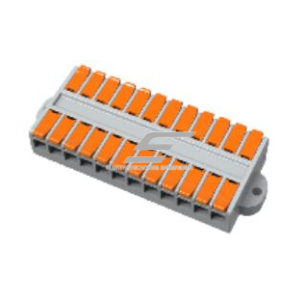 Universal surface-mounted crimp connection terminal, 24 slots | 12+12 | 32A | max 4mm² Universal surface-mounted crimp connection terminal, 24 slots | 12+12 | 32A | max 4mm²
