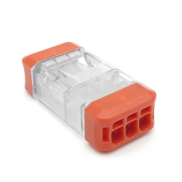 Universal push-in connection terminal 6 positions | 3+3 | 32A | max. 4mm² Universal push-in connection terminal 6 positions | 3+3 | 32A | max. 4mm²