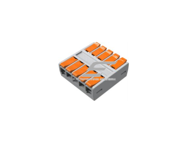 Universalus užspaudžiamas sujungimo gnybtas 10 vietų | 5+5 | 32A | maks. 4mm² Universalus užspaudžiamas sujungimo gnybtas 10 vietų | 5+5 | 32A | maks. 4mm²