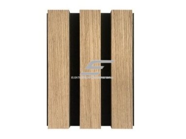 Dekoratyvinė akustinė sienų | lubų plokštė | lamelė | apdaila | 3000x600x22mm | MDF + PET | balinto ąžuolo imitacija Dekoratyvinė akustinė sienų | lubų plokštė | lamelė | apdaila | 3000x600x22mm | MDF + PET | balinto ąžuolo imitacija
