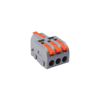 Universāla atlokāma atsperu savienojuma klemmes bloks| 4 vieta | 1in3out | 24A | maks. 2.5 mm²