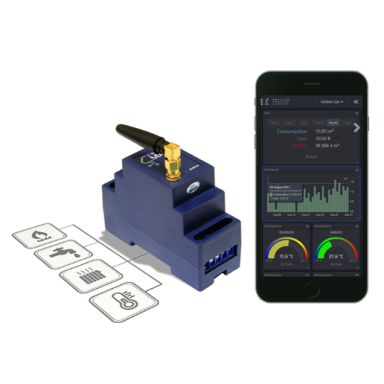 Universaalne impulssanalüsaator | 2 impulsisisendit | 1-Wire | 0,1–18 V DC | RS485 | väline Wi-Fi antenn | 100–240 V AC | DIN | smart-MAIC | D105-12 Universaalne impulssanalüsaator | 2 impulsisisendit | 1-Wire | 0,1–18 V DC | RS485 | väline Wi-Fi antenn | 100–240 V AC | DIN | smart-MAIC | D105-12