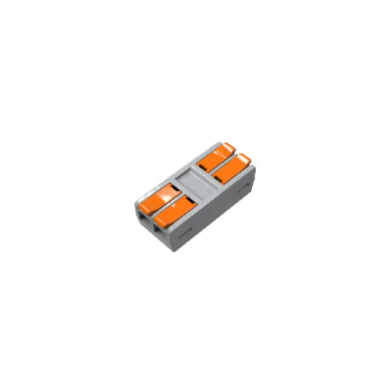 Universāla krimpējama savienojuma spailīte, 4 vietas | 2+2 | 32A | maks. 4 mm²