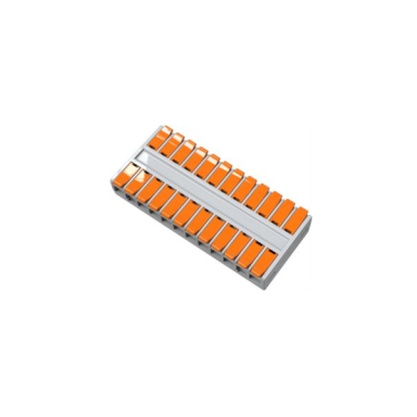 Universāla krimpējama savienojuma spailīte, 24 vietas | 12+12 | 32A | maks. 4 mm²