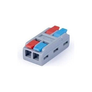 Universāla krimpējama savienojuma spailīte, 4 vietas | 2+2 | 32A | maks. 4 mm²