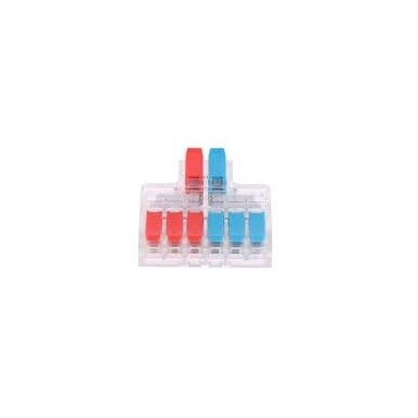 Universāla krimpējama savienojuma spailīte, 8 vietas | 2in6out | 32A | maks. 4 mm²