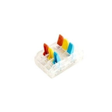 Universāla krimpējama savienojuma spailīte, 6 vietas | 3in3out | 32A | maks. 4 mm² Universāla krimpējama savienojuma spailīte, 6 vietas | 3in3out | 32A | maks. 4 mm²