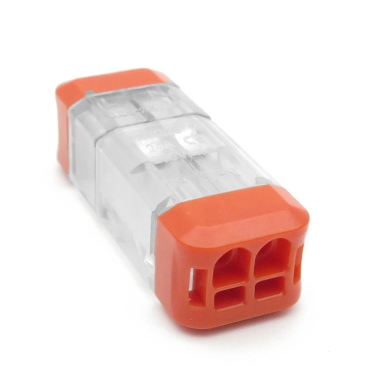 Universāla iespiežama savienojuma spailīte 4 vietas | 2+2 | 32A | maks. 4mm²